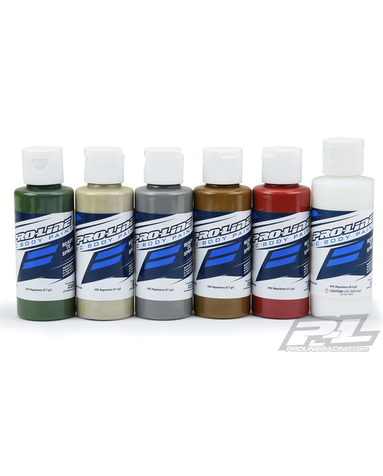 RC Body Paint Military Set (6 Pack) - 6323-04