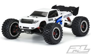 Pre-Cut Brute Bash Armor (White) Body for ARRMA Kraton 8S - 3548-15-rc---cars-and-trucks-Hobbycorner