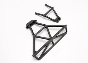 Bumper,  Bumper Mount - Rear (Black) - TRX6836-rc---cars-and-trucks-Hobbycorner