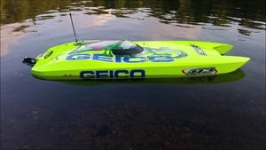 Miss GEICO Zelos 36" (915mm) Twin Brushless Catamaran RTR - PRB08040-rc---boats-Hobbycorner