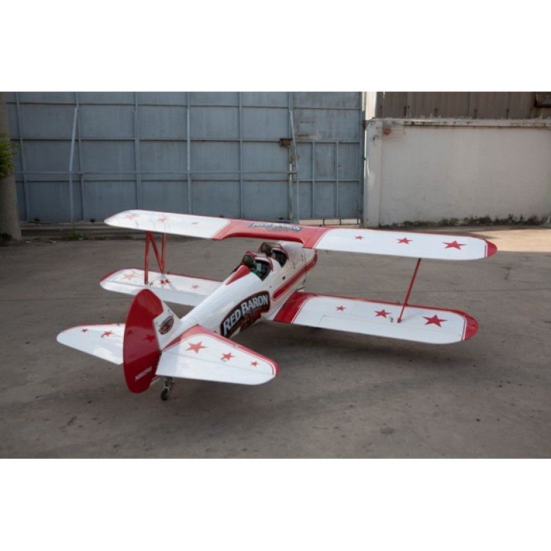 Seagull Red Baron Pizza Squadron's Stearman (ARF) -Gator RC