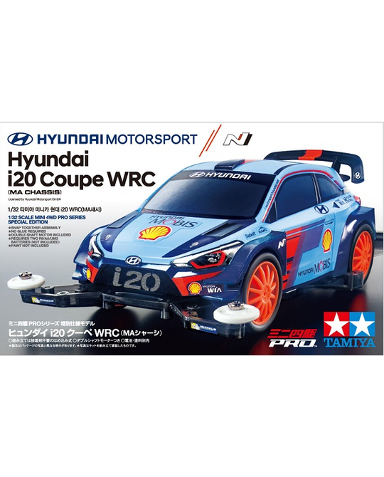 1/32 mini 4wd - Hyundai i20 Coupe WRC (MA Chassis) - 95517