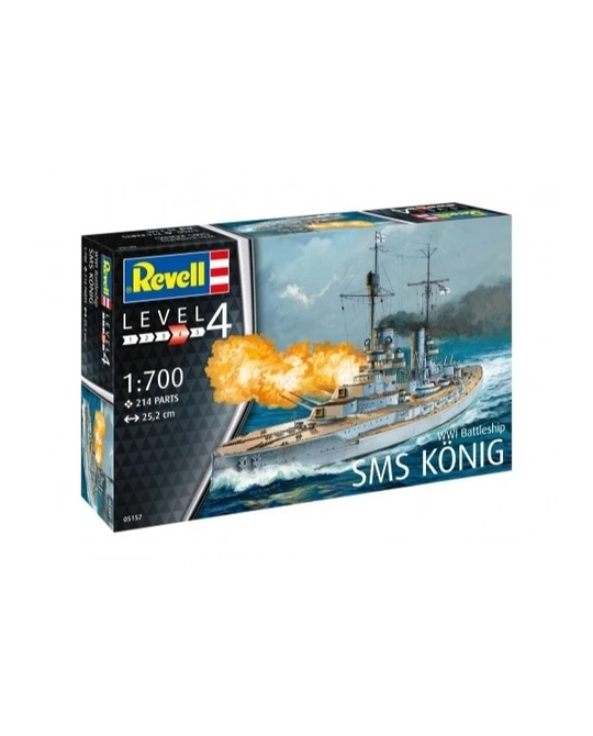 1/700 WWI Battleship SMS Koenig - 05157