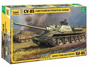 1/35 Soviet Tank Destroyer SU-85 - 3690-model-kits-Hobbycorner