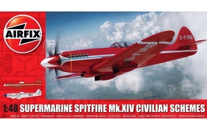 1/48 Supermarine Spitfire MkXIV Civilian Schemes - A05139-model-kits-Hobbycorner