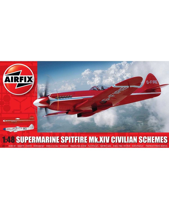 1/48 Supermarine Spitfire MkXIV Civilian Schemes - A05139