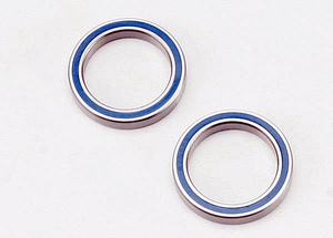 Ball Bearings, Blue Rubber Sealed (20X27X4Mm) (2) - 5182-rc---cars-and-trucks-Hobbycorner