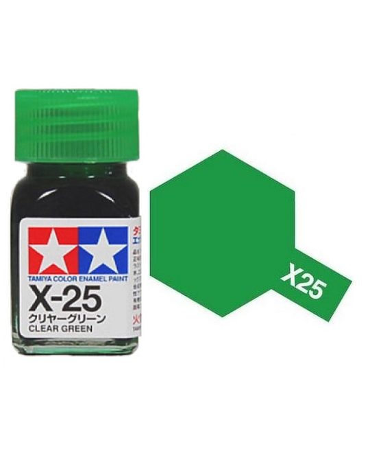 Enamel - X-25 Clear Green - 8025