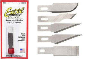 #1 Assorted Knife Blades (5pc) - 20014-tools-Hobbycorner
