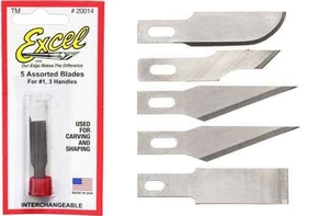 No.1 Assorted Knife Blades (5pc) - 20014-tools-Hobbycorner