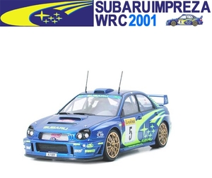 1/24 Subaru Impreza WRC 2001 Model Kit - 24240-model-kits-Hobbycorner