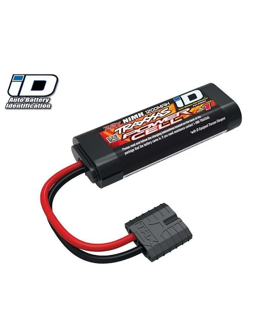 1200mAh (NiMH, 6-C flat, 7.2V, 2/3A) w/iD Connector - 2925X