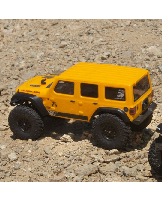 1/24 SCX24 2019 Jeep Wrangler JLU CRC 4WD RTR - Yellow