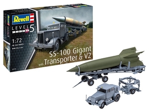 1/72 SS-100 Gigant + Transporter + V2 - 03310-model-kits-Hobbycorner