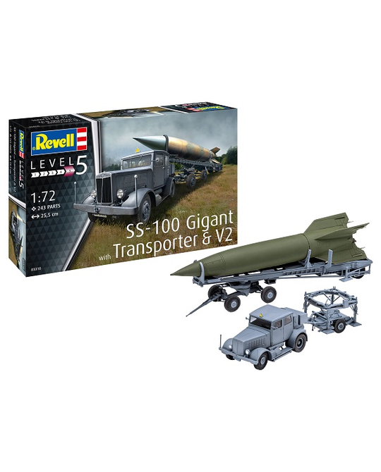 1/72 SS-100 Gigant + Transporter + V2 - 03310