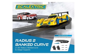 Radius 2 Banked Curve - SCA C8296-slot-cars-Hobbycorner