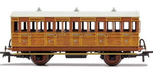 GNR, 4 Wheel Coach, 3rd Class, 1505 - Era 2 - R40058A-trains-Hobbycorner