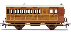 GNR, 4 Wheel Coach, Brake 3rd Class, 399 - Era 2 - R40059-trains-Hobbycorner