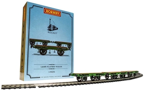 L&MR Flat Bed Wagon Pack - R60014-trains-Hobbycorner