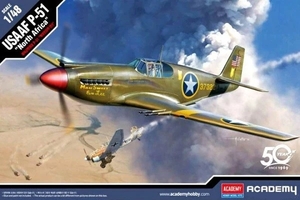 1/48 USAAF P-51 Mustang - North Africa - 12338 -model-kits-Hobbycorner