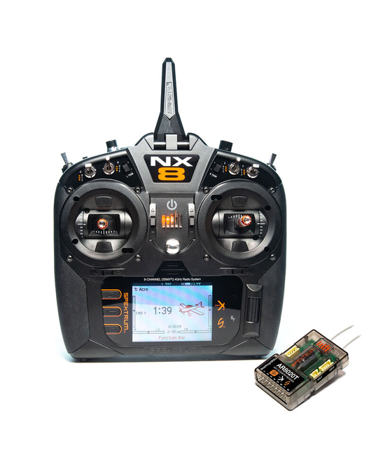 NX8 8 Channel System with AR8020T Telemetry Receiver - SPM8200