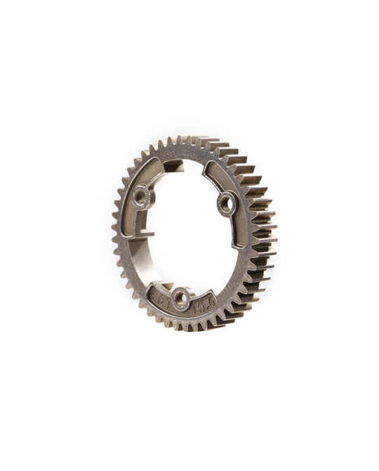 Spur gear, 46-tooth, steel (wide-face, 1.0 metric pitch) - 6447R