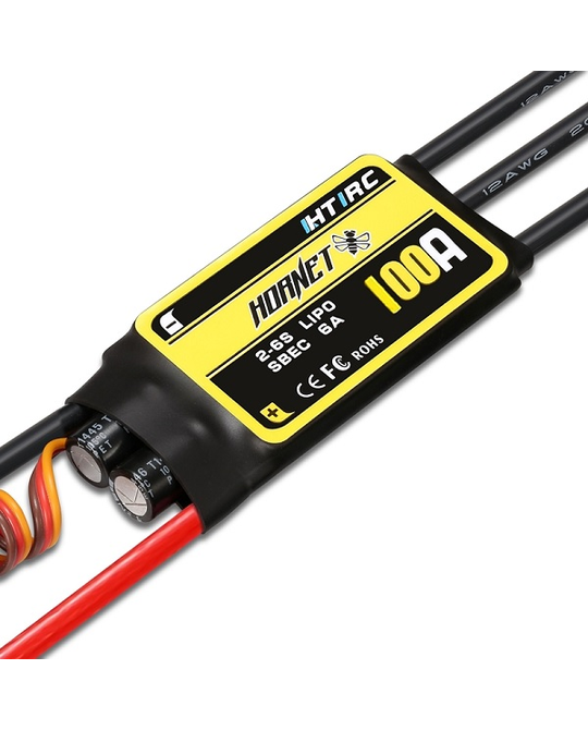 Hornet 100A. Aircraft ESC - 2-6S - 73g 62x35x12mm