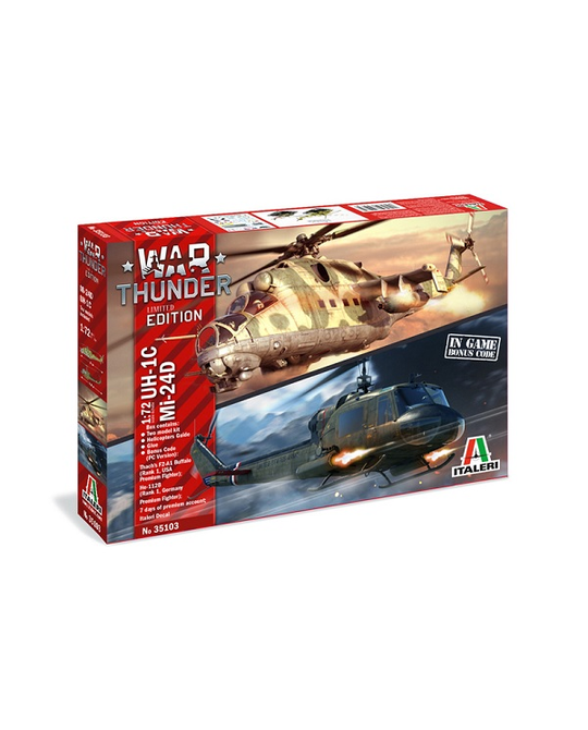 1/72 WAR THUNDER - UH-1C & MI-24D - 35103