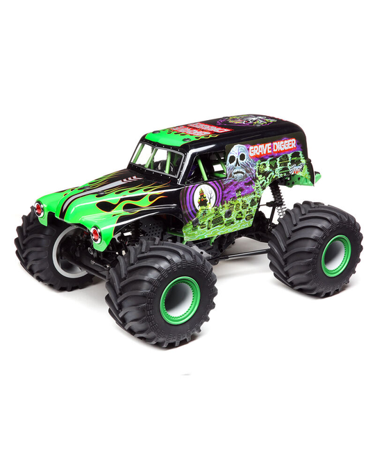 LMT 4wd Solid Axle Monster Truck, Grave Digger - LOS04021T1