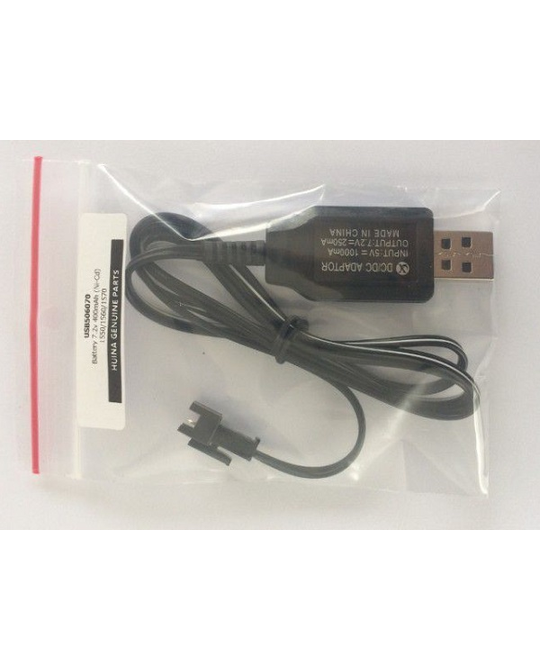 USB NiCd Charger 7.2v 250mA with JST Plug