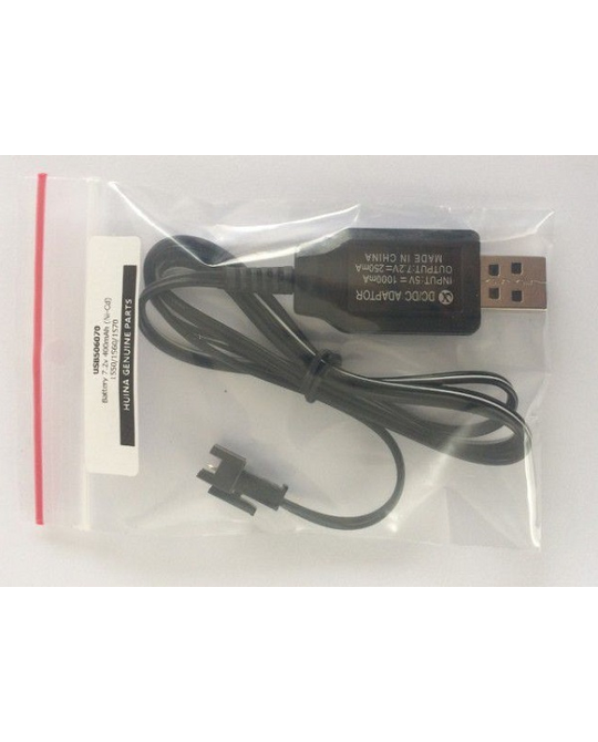 USB NiCd Charger 7.2v 250mA with JST Plug