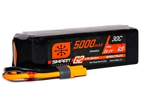 Spektrum - 5000mAh 6S 22.2V Smart G2 LiPo - 30C - IC5-batteries-and-accessories-Hobbycorner