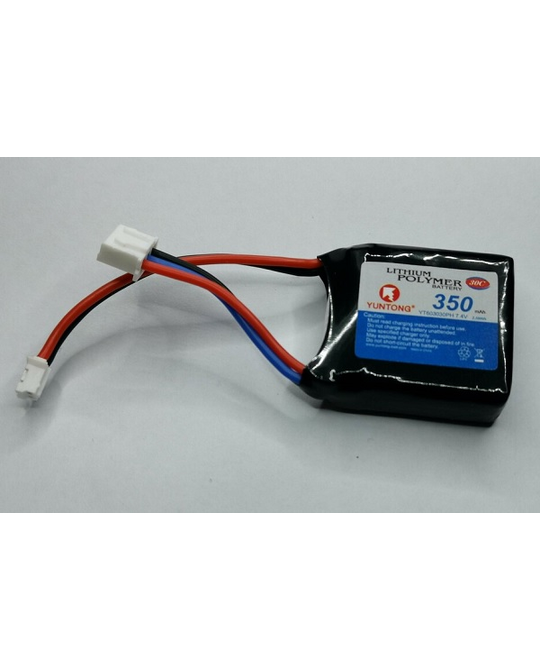 7.4v 350mAh 2S 30C LiPo 35x31x13mm