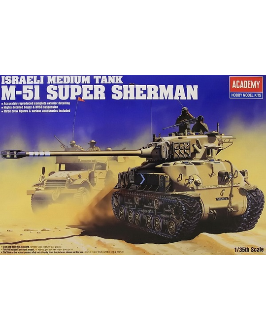 M-51 Super Sherman Israeli Medium Tank - 13254