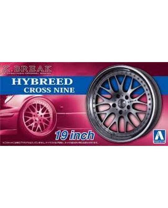 1/24 Rims and Tyres - Hybreed Cross Nine 19 Inch - 6114 