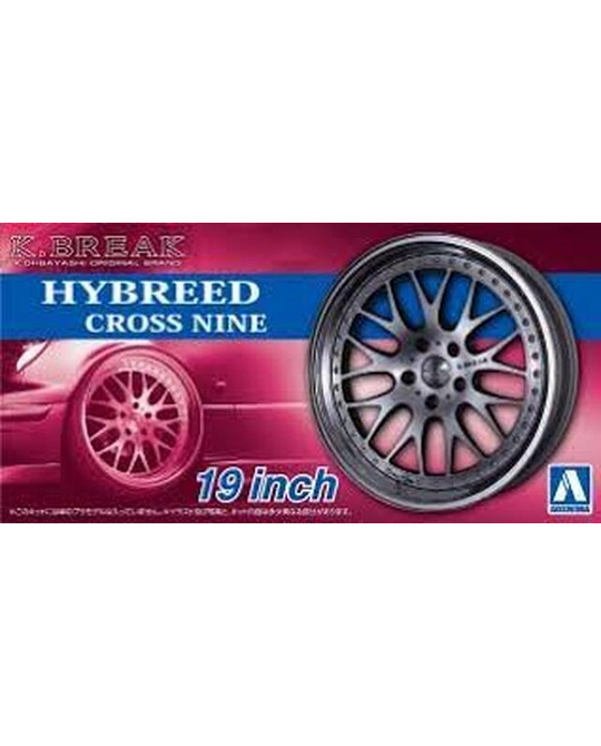 1/24 Rims and Tyres - Hybreed Cross Nine 19 Inch - 6114 