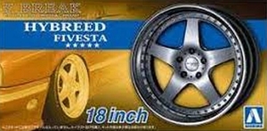 1/24 Rims and Tyres - Hybreed Fivesta 18 Inch - 6112 -model-kits-Hobbycorner