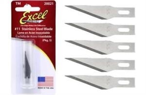 No.1 Stainless Street Straight Blades B11 (5pc) - 20021-model-kits-Hobbycorner