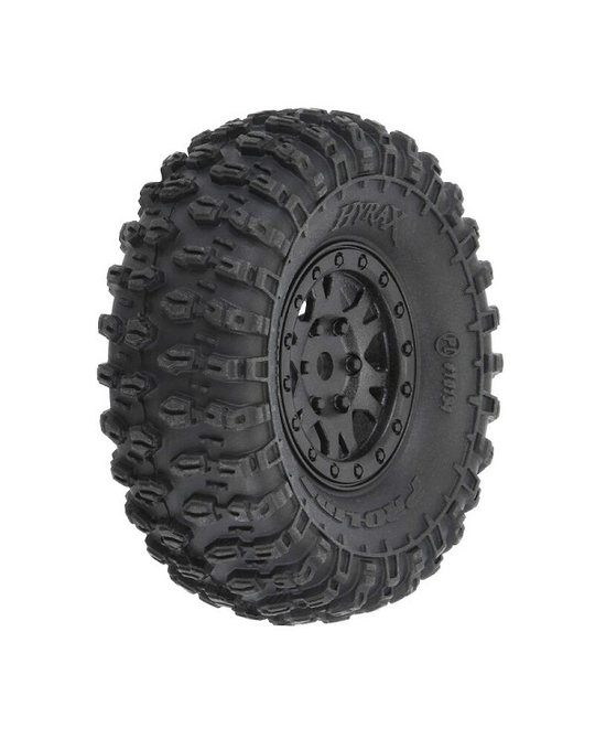 1/24 Hyrax F/R 1.0 - Tyres Mountd 7mm Blk Impulse (4) - 1019410