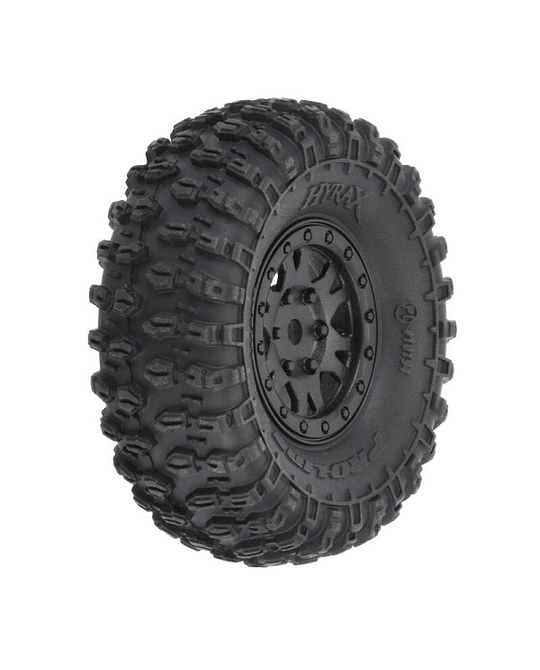 1/24 Hyrax F/R 1.0 - Tyres Mountd 7mm Blk Impulse (4) - 1019410