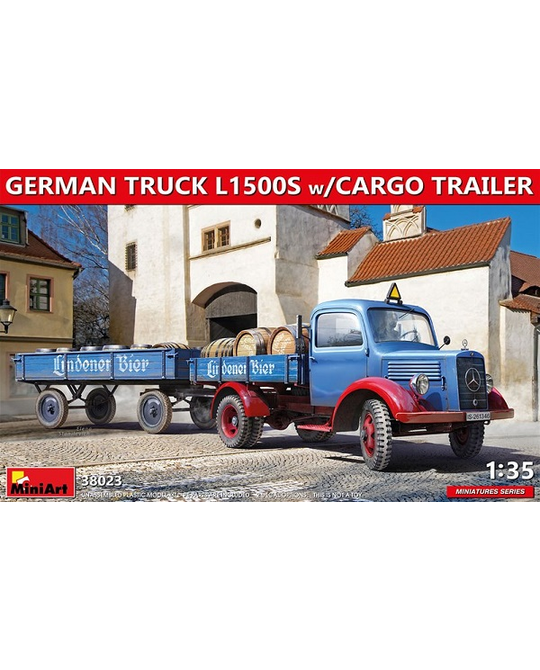1/35 German Truck L1500S with Cargo Trailer - 38023