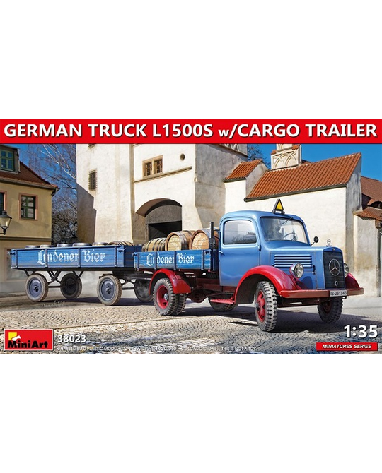 1/35 German Truck L1500S with Cargo Trailer - 38023