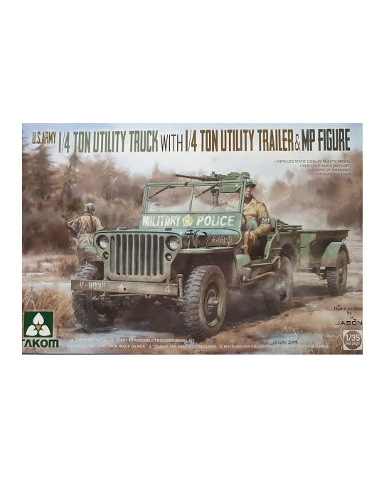 1/35 U.S. Army 1/4 Ton Utility Truck - 2126