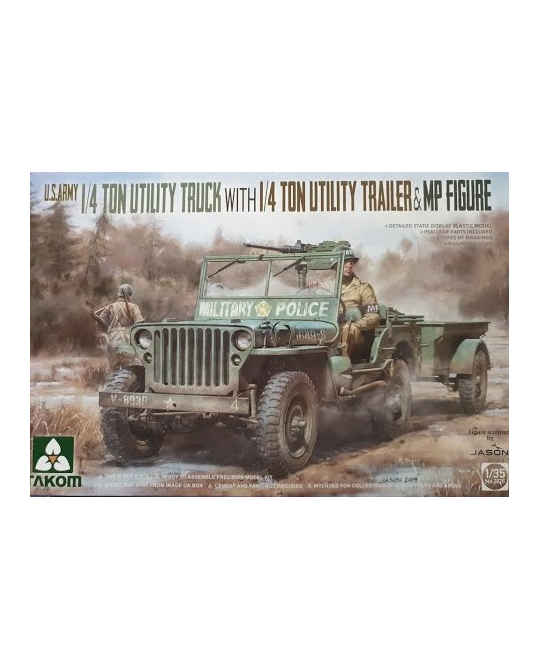 1/35 U.S. Army 1/4 Ton Utility Truck - 2126