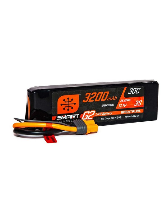 3200mAh 3S 11.1V Smart G2 LiPo 30C with IC3