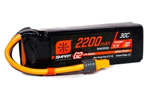 2200mAh 3S 11.1V Smart G2 LiPo 30C with IC3-batteries-and-accessories-Hobbycorner