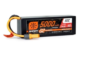 5000mAh 4S 14.8V Smart G2 LiPo 50C Hard Case with IC5-batteries-and-accessories-Hobbycorner