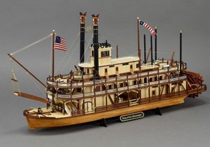 1/80 Mississippi Paddle Steamer New Edition-model-kits-Hobbycorner