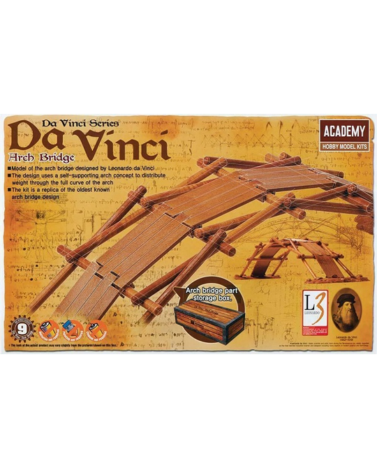 Leonardo Da Vinci’s Arch Bridge - snap kitset - 18153