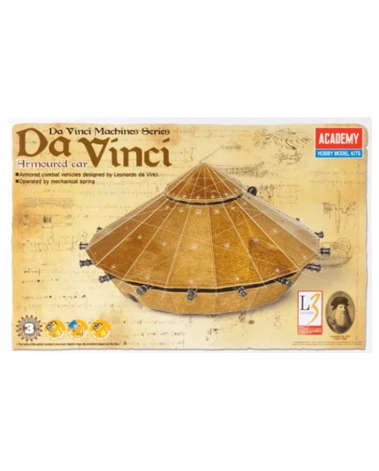 Leonardo Da Vinci’s Armoured Car Snap Kit - 18136